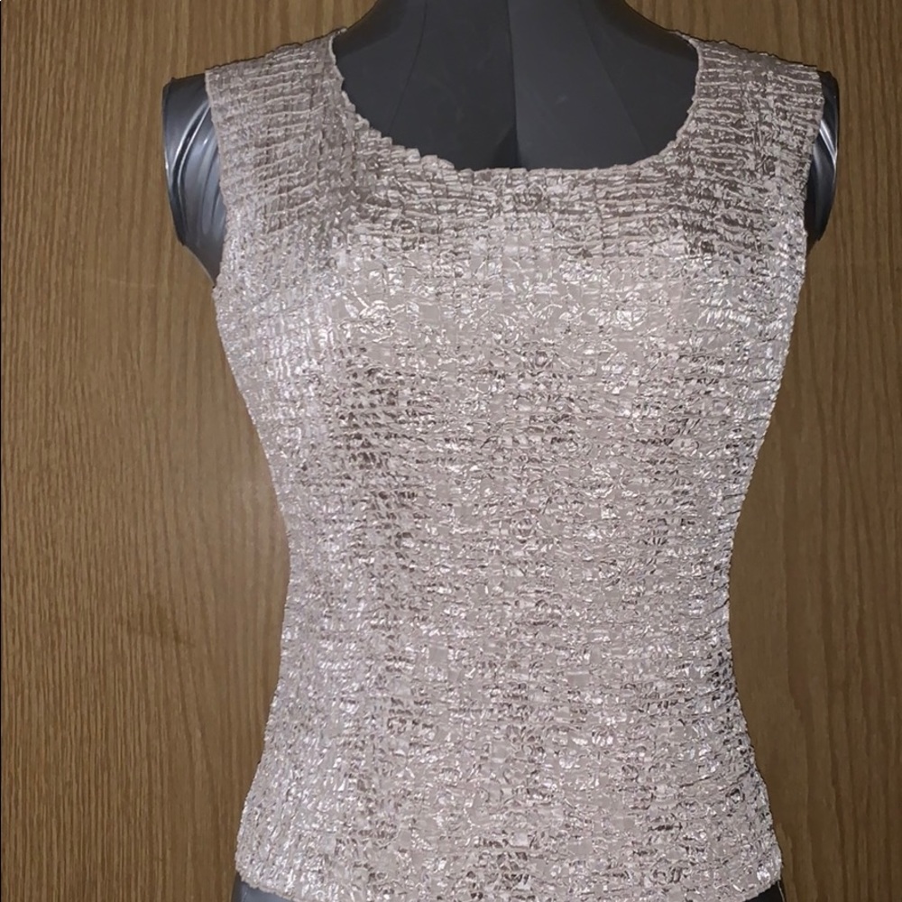 Plisse Pretty stretchy tank top